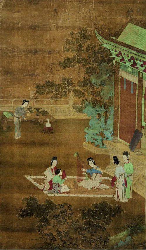 女乐图 明 仇珠