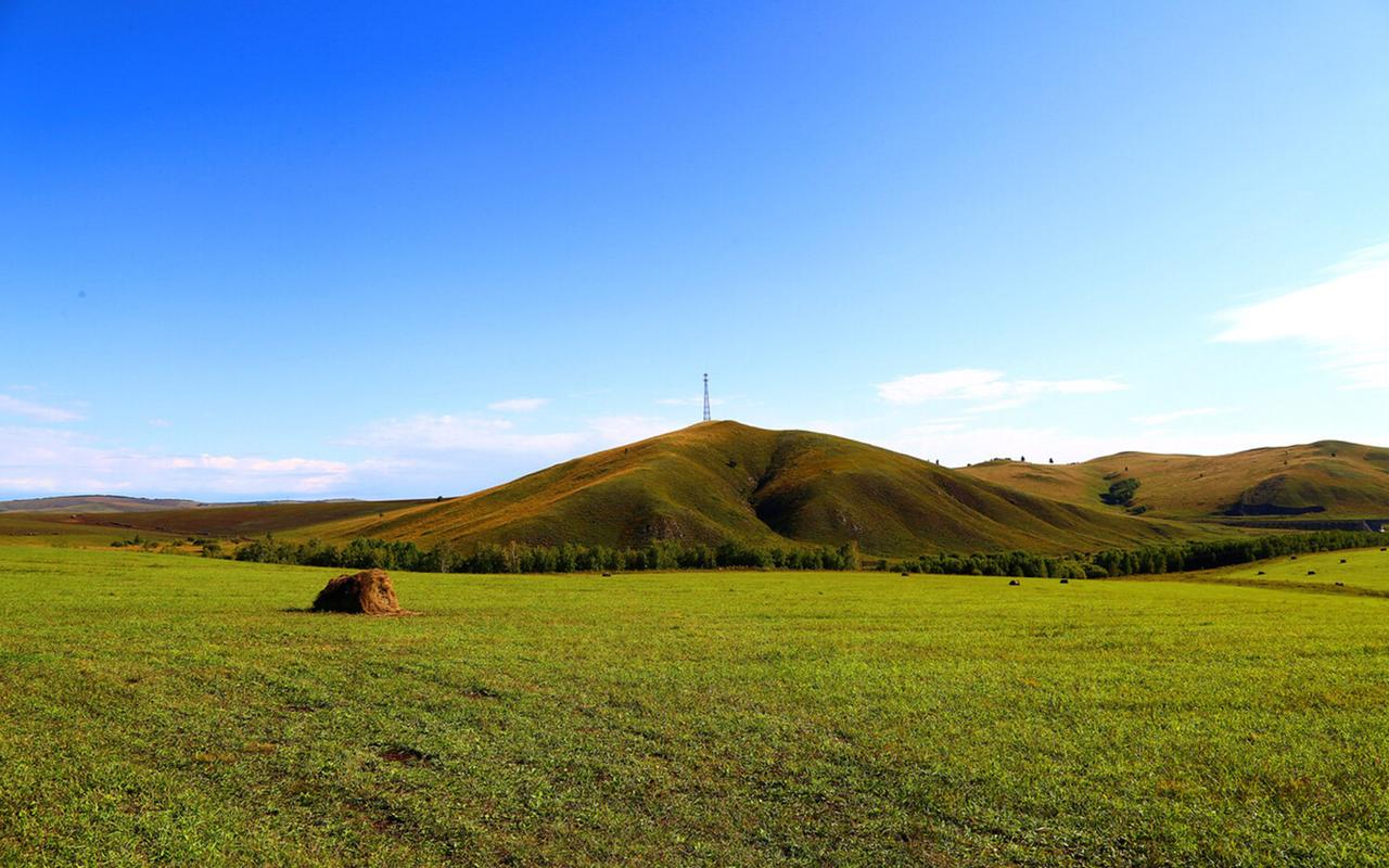 内蒙古大草原唯美护眼风景桌面壁纸