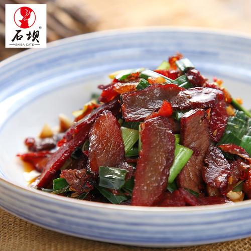 土特产湖南烟熏米糠咸肉腊味湘西牛肉