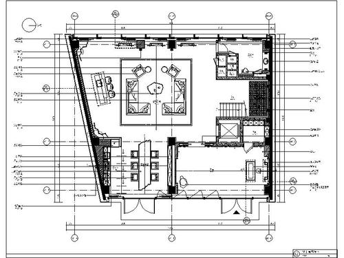 [上海]全套精致奢华别墅样板间设计平面图