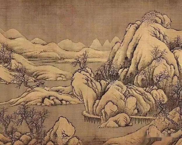 五代北宋山水画大师关仝,"笔愈简而气愈壮,景愈少而意