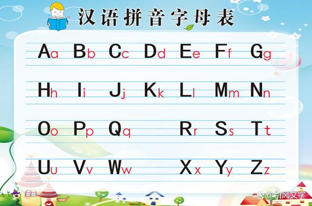 一年级语文下册汉语拼音字母表要掌握大小字母顺序和书写格式