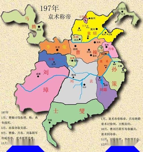 原创三国的草根和官二代:称帝袁术相比曹操刘备?差的不是一星半点