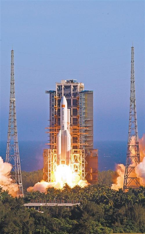 长征五号b运载火箭首飞成功 我国载人航天工程"第三步"任务启幕