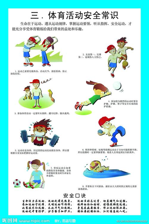 体育活动安全常识图片