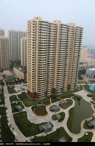 涿州水岸花城小区高楼