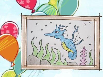 秒懂刺龙王简笔画