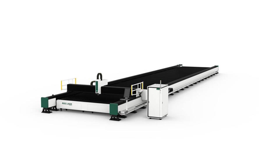 先睹为快!新型地轨式激光切割机0r-gr 12000w 发货现场!