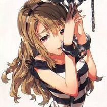 图文#】170304【手机壁纸】handcuff 手铐束缚的动漫女孩