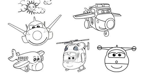 超可爱!动画片人物简笔画!