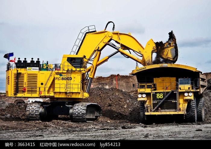 挖掘机图片
