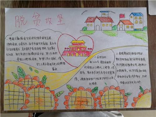 关于精品扶贫的手抄报 精品手抄报