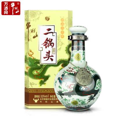 北京牛栏山二锅头青龙珍品三十年53度清香型高度500ml单瓶装 白酒_6折
