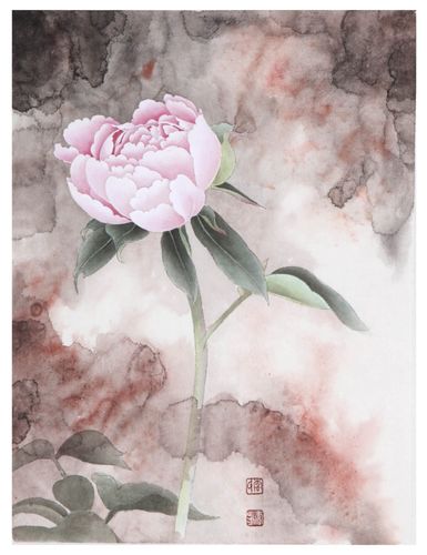 [转载]李秀芳工笔画小品系列选集 --花想容系列 --意象工笔