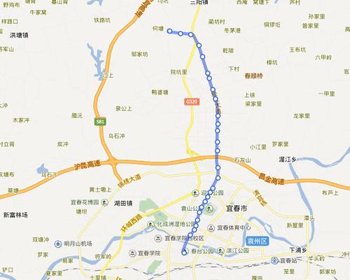 宜春市三十一路公交车路线宜春市