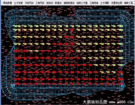 如何计算场地地形图和方格网挖填土方工程量