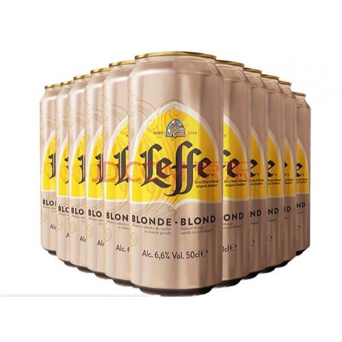 leffe啤酒 1919 leffe乐飞比利时金啤酒深色艾尔500ml*12听装