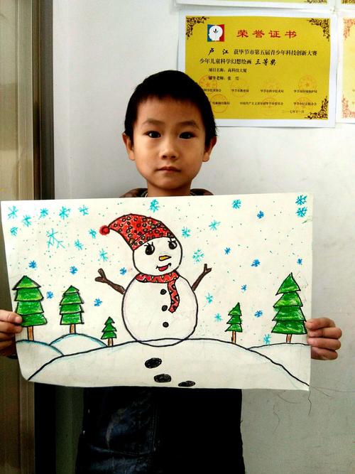 冬天的风景,冬天的雪花,对孩子来说充满着神秘感,让我们来画一画雪景