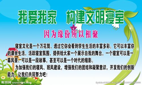 寝室展板设计图__展板模板_广告设计_设计图库_昵图网