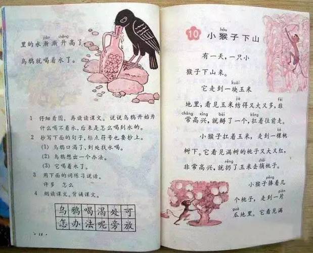 各位亲们你们还记得小时候的语文课本吗满满的回忆啊