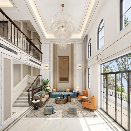 500㎡简欧轻奢风南沙大别墅