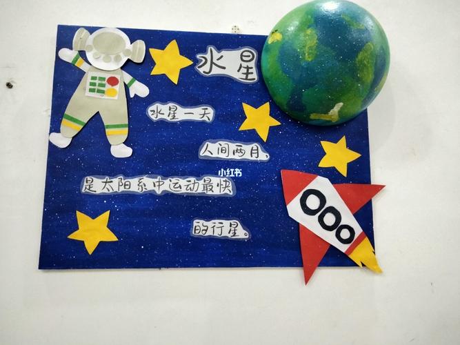 幼儿园墙主题开学环创宇宙之星_环创_幼儿园_开学_天王星_幼儿园开学