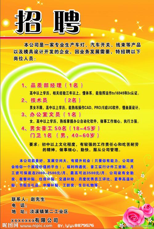 招聘海报图片