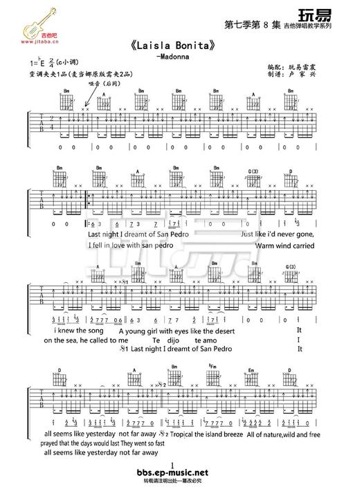 歌名red的吉他谱