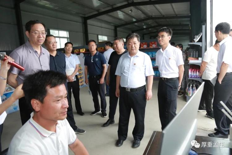 辉县市人大代表,孟庄镇党委书记付九忱陪同省委调研组调研乡村振兴