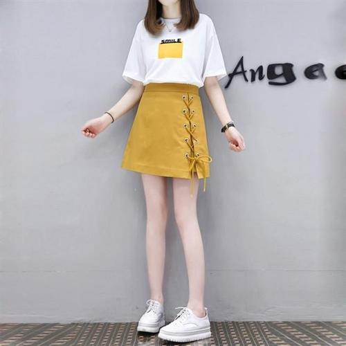 学生党衣服女套装 初中生2019夏季新款时尚两件套女