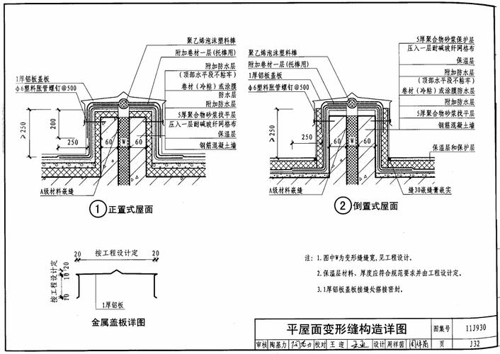 屋面伸缩缝用百铁皮是什么图集