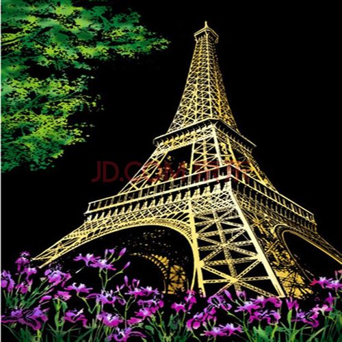 【成品刮画】彩色城市夜景刮刮画diy创意手工刮画送闺蜜生日礼物