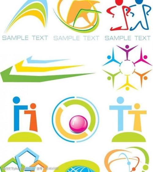 团队社交logo设计图片