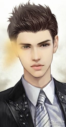 手绘现代美男.