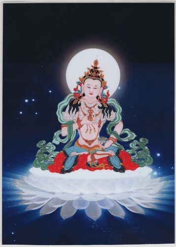 佛教菩萨结缘金刚萨埵金刚萨垛菩萨唐卡挂画观想图 a3