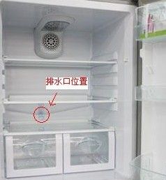冰箱的排水口在哪?