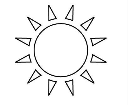 太阳怎么画