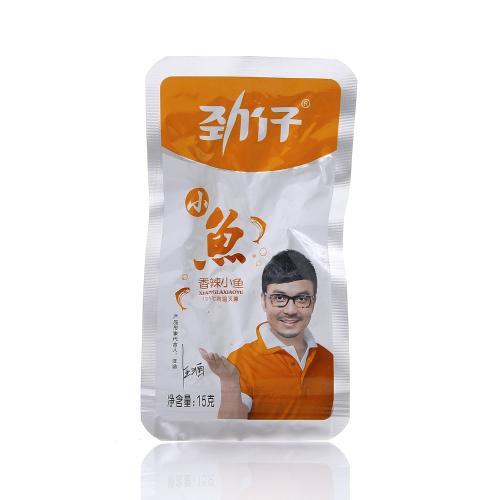 【自营】劲仔香辣味小鱼盒装15g*20包
