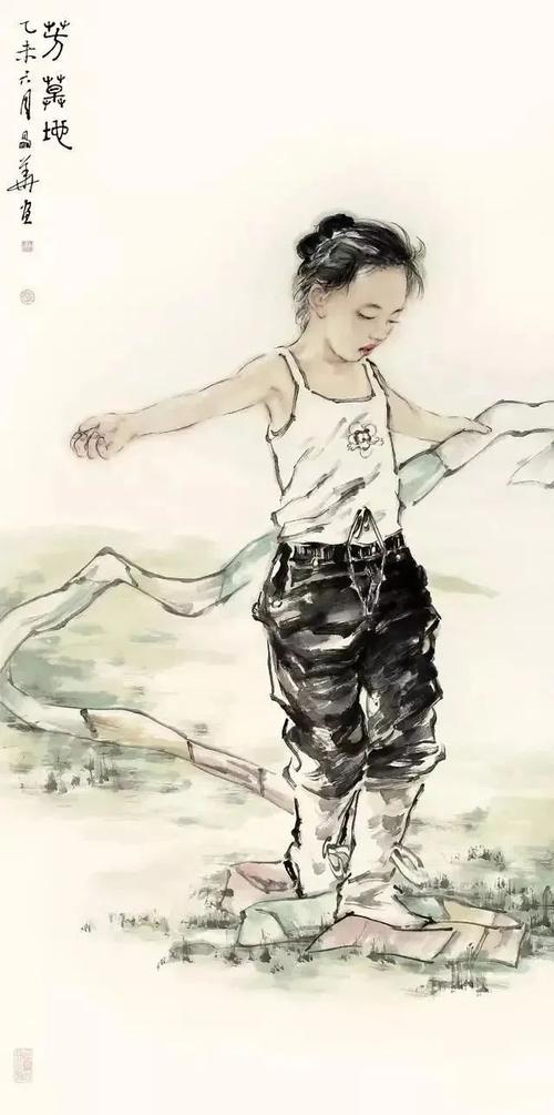 艺术世界他的水墨人物画与时代相映