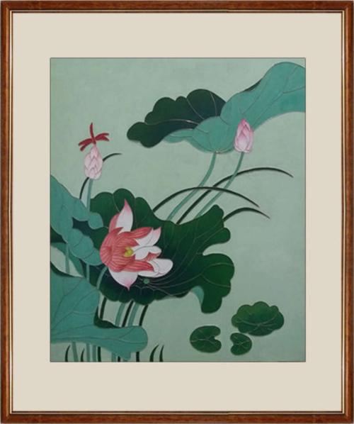 纯手工制作铜丝装饰画