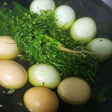 荠菜煮鸡蛋的做法