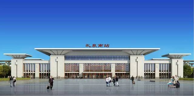 (点开看大图,以实际建设为准) 西安北站 屈涛 礼泉南站效果图 彬州市