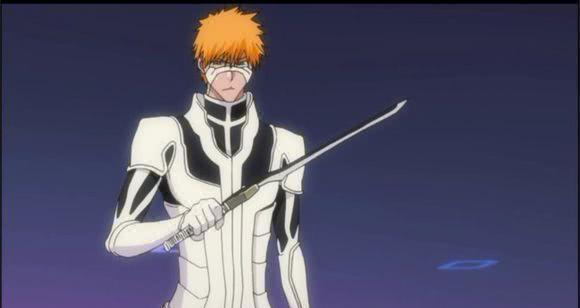 完现术一护:   黑崎一护完现术的最终形态是一套类似铠甲的装束