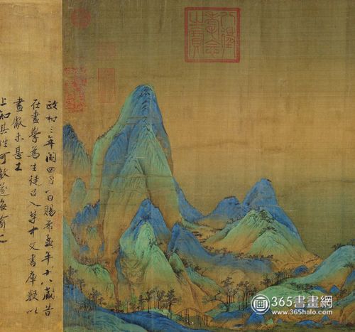 王希孟《千里江山图》分段图24