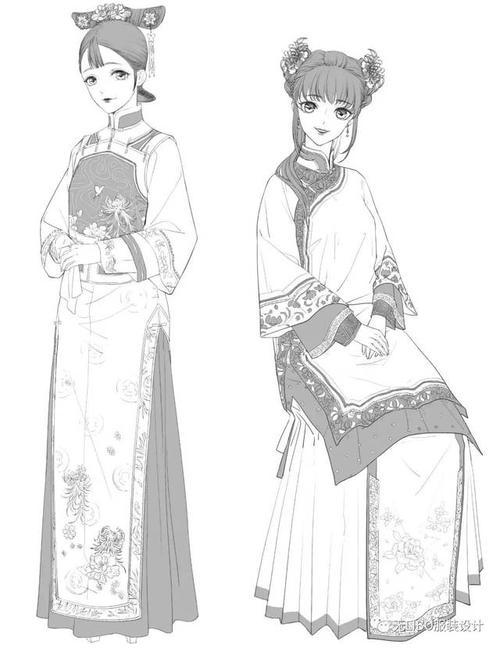 满族特有饮食简笔画