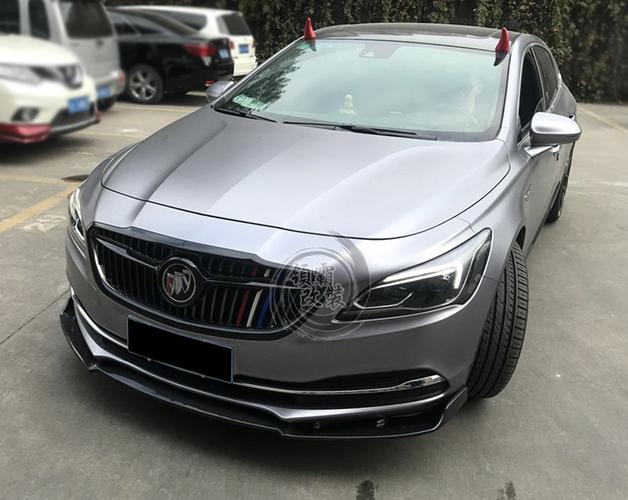 别克君越改装碳纤纹前铲君 越前唇前包围外饰改装小下巴