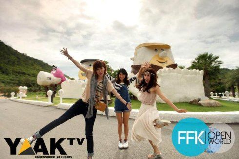 泰国明星 美女组合 ffk 签名