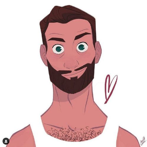 爱男男男男男性人物插画-角色