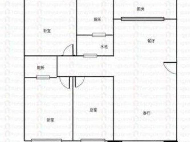 鸿鑫丽景,中间楼层,3室2厅,58万