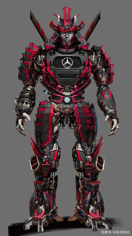 变形金刚电影版中独立造型的汽车人武士刀客-漂移 drift